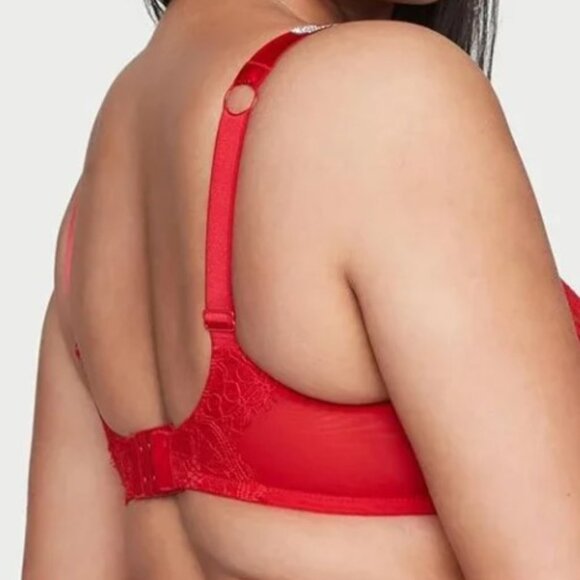 Lot of 2 Brand New w/ Tags 40G Victoria's Secret Bras w/ Metallic Logo! - Picture 6 of 6